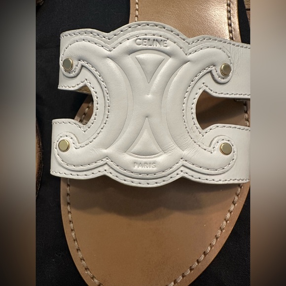 Celine Triomphe sandal white size 41 - Picture 2 of 8